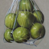 Granny Smith Apples in a Plastic Bag