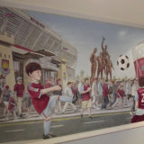 West Ham Mural - from left 2014