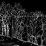 Print of drawing Edale Derbyshire