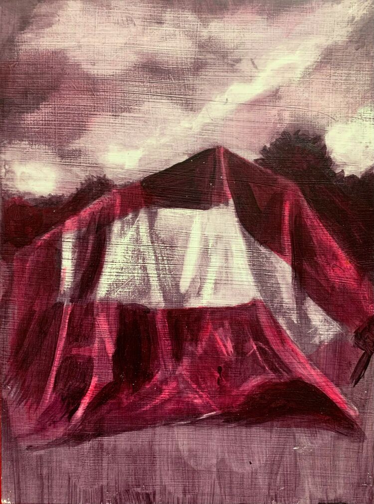 Red & White Tent