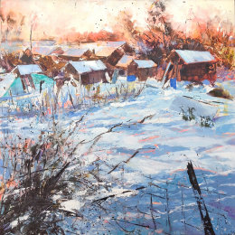 Allotments in the snow 1