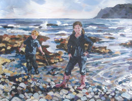 Ed and Alice at Beer Beach