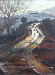 Wet road home