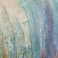 meadow, a mixed media stitched piece