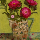 Asters in 1930s Jug