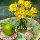 Early Daffodils and Apple