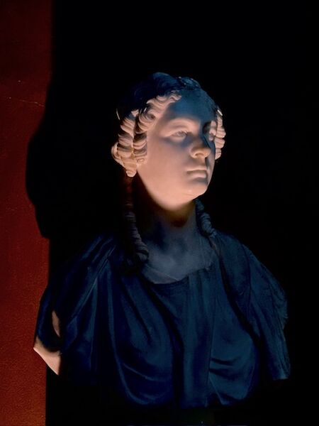 15 - Marble Head in shadow Petworth house