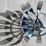 7 - A bowl of forks