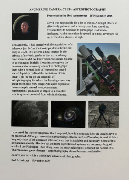 Astrophotography