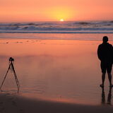 Guy Partington - Sunrise at Longitude 178 degrees E on New Year’s Day 2020