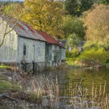 Old fishing huts, Lochgair near Lochgilphead