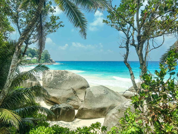On the Beach, Mahe´, Seychelles
