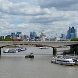 Hungerford Bridge over the Thames