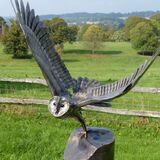 Richard Perry - Owl Bronze at Borde Hill Gardens