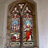 Richard Perry - Stained Glass window in an old church in Leicestershire