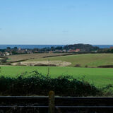 Richard Perry - View of Weybourne from Kelling Heath on last Christmas Day