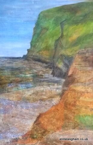 Crackington Haven Beach painting original