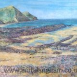 Crackington Haven Beach Spring painting