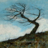 Minster Tree. Boscastle Painting print Cornwall Minster Church