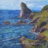 Rocky Valley Painting Tintagel Summer Rocky Valley Tintagel Summer painting