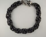 Double Ring Twist with Skull Toggle