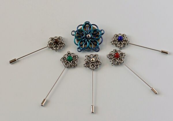 NEW - Celtic Star Brooches