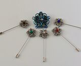 NEW - Celtic Star Brooches