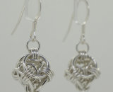 Helm Orb Sterling Silver Earrings