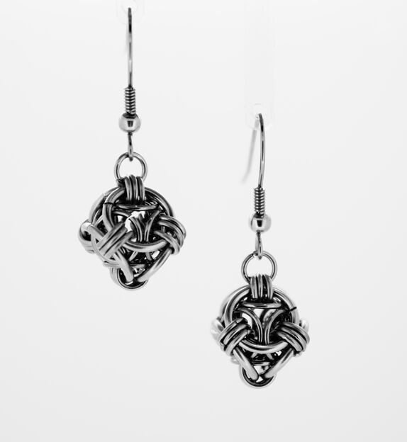 Helm Orb stainless steel Earrings