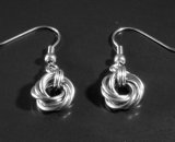 Stainless Steel Mobius Knot earrings