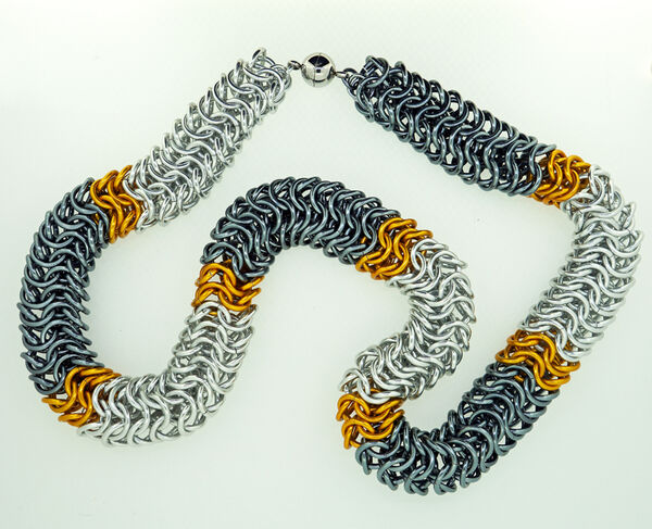 Orange and Gunmetal Rope