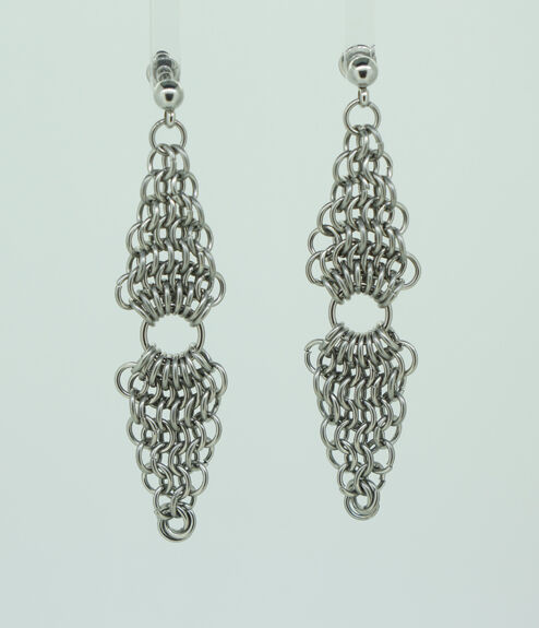 Double Diamond Earrings