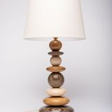Pebble Lamp feat. fumed and limed Oak