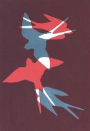 Swallows screenprint
