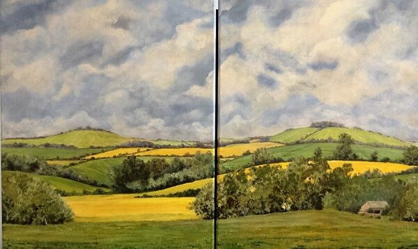 Changing Countryside Diptych - Version A