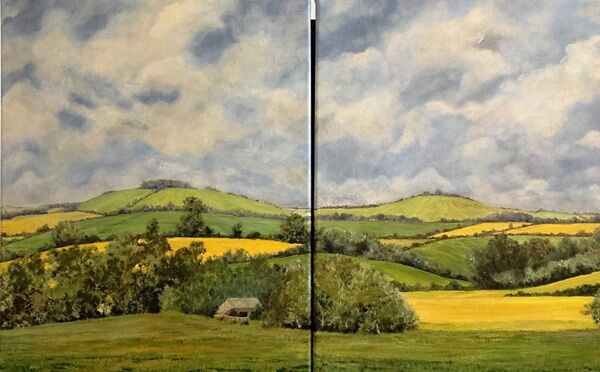 Changing Countryside Diptych - Version B