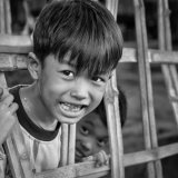 the school fence, myanmar
