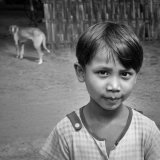 village girl, myanmar