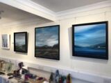 Part of the exhibition space -Gill Knight paintings