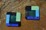 Blue coasters