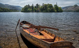 Lone boat on Derwent Water