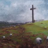 CORBAR CROSS - NOW ONLY £175 (was exhibited at £295) CORBAR CROSS an original oil painting by Annie McLean