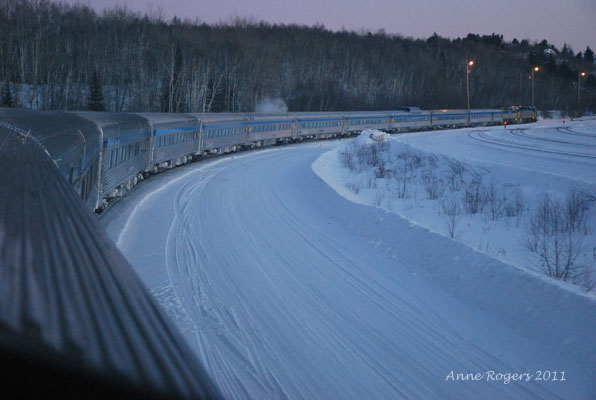 'The Canadian' in the Early Morning