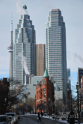 Flatiron Building and Toronto Skyline