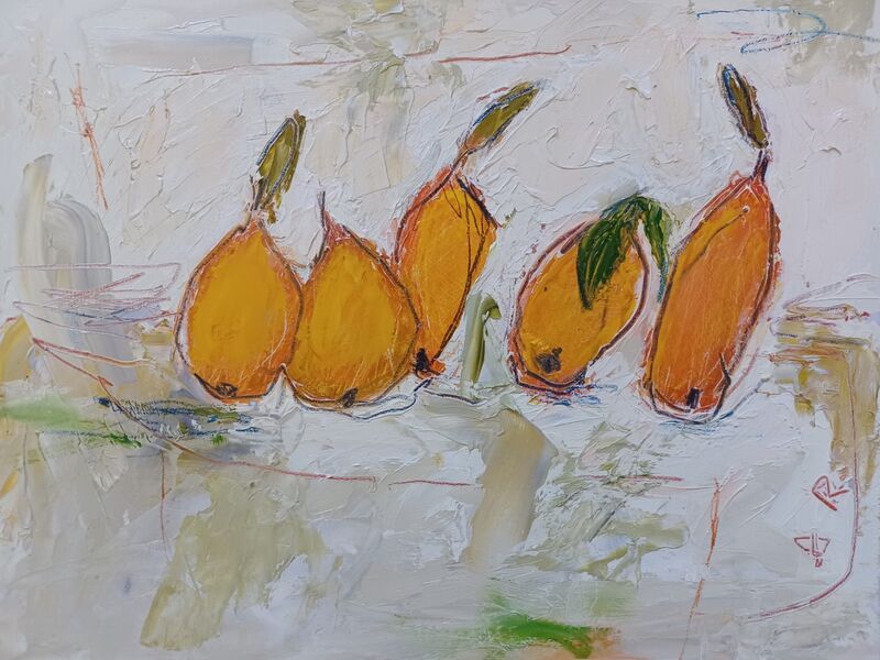 Five Yellow Pears
