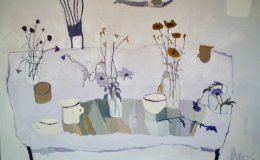 Table with Purple Anenome