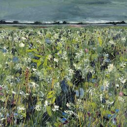 Hartham Fields oil on canvas 100x1000cms+ frame SOLD