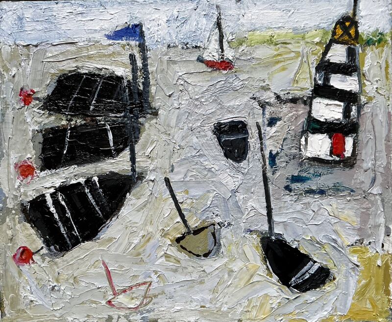 Boats and Lighthouse