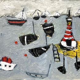 Boats on Choppy Water