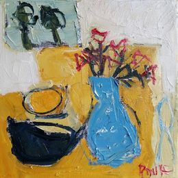Blue Jug on Table (sold)